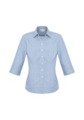 Women's Ellison 3/4 Sleeve Shirt - Blue 